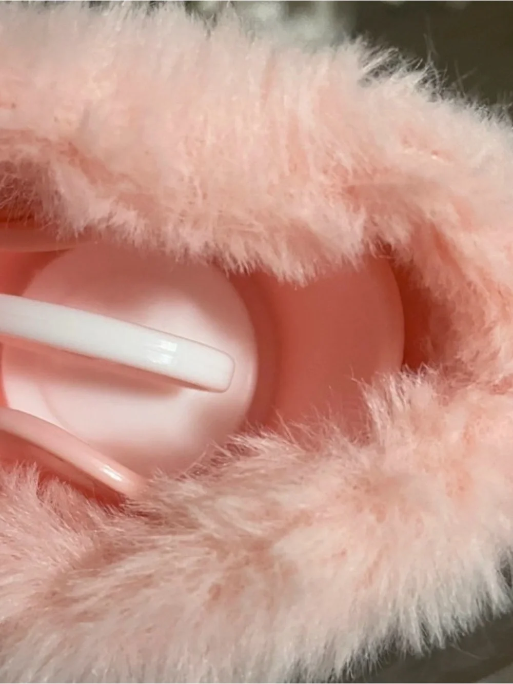 Sanrio My Melody Plush in Soft Pink with Bright Pink Bow hot water bottle
